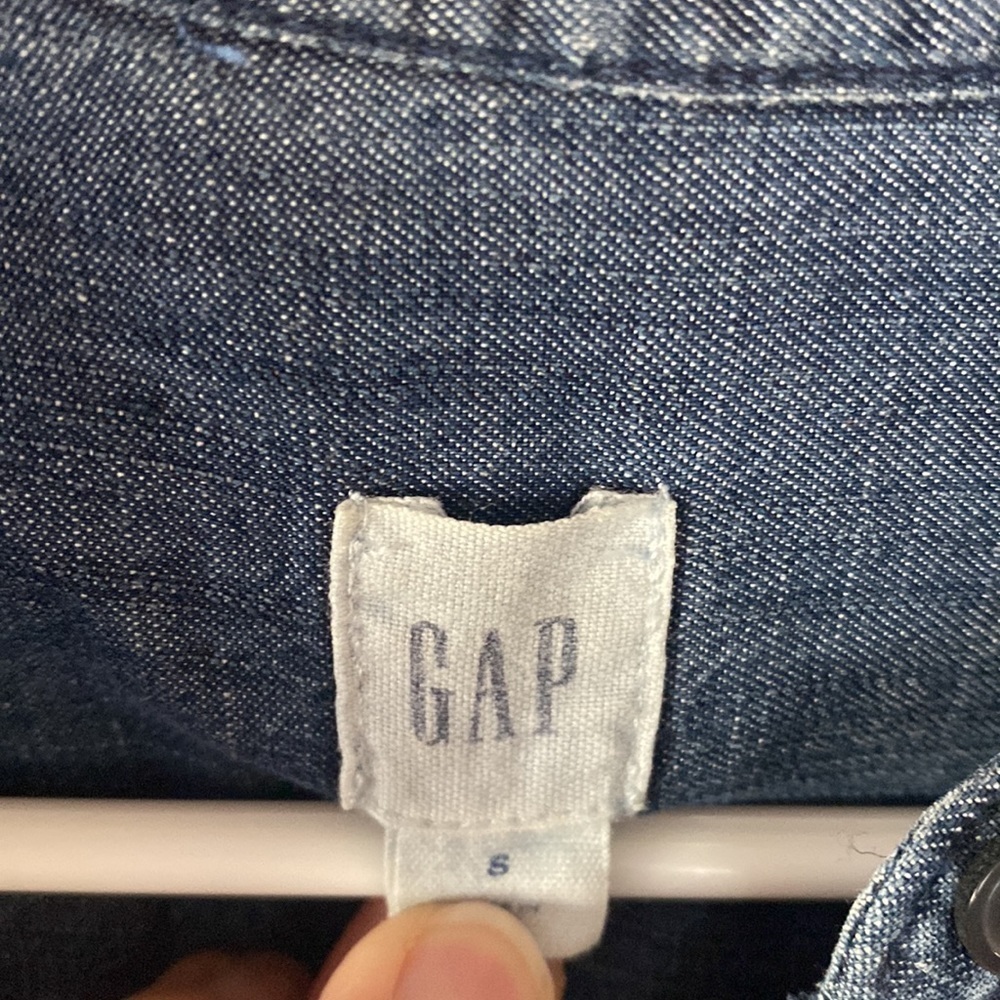 Gap Denim Button Front Top - image 3